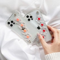 (폰)Linkvu 후르츠 블라썸 핸드스트랩 투명케이스 Q61케이스 G8케이스 V50 벨벳, 쿠팡 본상품선택, 쿠팡 본상품선택