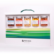 Gift box 페페로니 진짜 시리즈 5개(소고기 연어 치즈 치즈고구마+1), 진짜치즈고구마