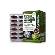 네추럴라이즈 식물성 플랙시드오일 리놀렌산 1000mg x60캡슐건강기능식품 건기식 건강식품 영양제 감마리놀렌산, 2박스