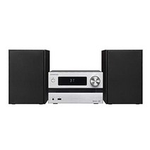 켄우드 미니 컴포넌트 블루투스 25W+25W 콤팩트 Hi-Fi 시스템 M-EB50-S 실버