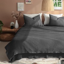 모달와플 홑이불 사계절이불 여름이불 쇼파커버 SS/Q/K -13color, 슈퍼싱글 홑이불(SS) 단품, 차콜