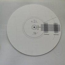 LP 비닐 레코드 턴테이블 포노 타코미터 교정 스트로브 디스크 스트로보 매트 정렬 거리 게이지 각도기, 한개옵션0