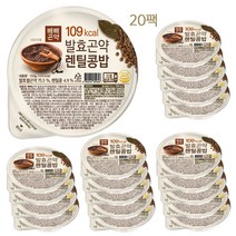 빼빼곤약 109kcal 발효곤약렌틸콩밥 150g x 20팩, 20개