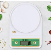 쿠키 빵 양식조리 0점조절잘됨 이유식 홈베이킹저울 빵가게용 식당용 과학학원 실험실, KB-2000