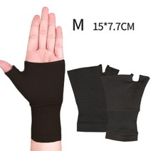 12개 전원 역도 손 지원 피트니스 훈련 팔찌 보호대 패딩 손목 엄지 괄호 스트랩 압축, 2PCS G183 Black M