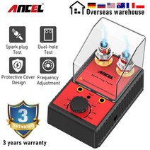 ANCEL 전문 자동차 점화 플러그 테스터 220V 110V 점화 테스터 더블 홀 분석기 테스트 주파수 점화 플러그 도구를 조정 정품보증, EU Plug_CHINA