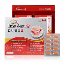 캐나다 직수입 인사덴티큐 1450mg x 60정 2박스, 120정 x 1개