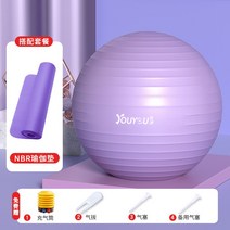 웨이트볼 밸런스 잡고 다이어트 되는 땅콩 하프 짐볼 돔볼 요가볼 플러스 후폭풍 피트니스볼 키즈 센스 트레이닝 여임부 전용 출산 도우미 볼, 10 보라瑜伽球+보라瑜伽垫, 02 65cm(키160-165cm)