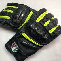 AGV 장갑 오토바이 라이더 가죽 방수 다이네즈메쉬 베스파 할리 클래식바이크 알파인스타 코미네 헬스톤 베릭, L, 그린