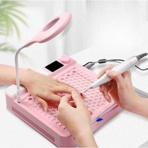 네일 흡진기 먼지 집진기 이동식 세신 네일샵 도구, 화이트
