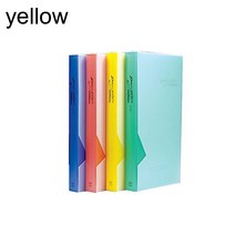 갤러리앨범 PA105 5x7 40장 1단 노랑 1권 [GF3]