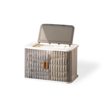 홈데코레 메가 리빙박스 양문형 폴딩박스 대용랑 옷수납함, 그레이