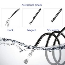 어군 탐지기 안드로이드 내시경용 비디오 검사 카메라 렌즈 HD IP67 어군 탐지기 코드 튜브 Mirco USB C, 08 15M