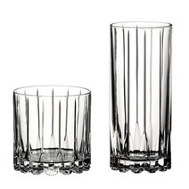Riedel 록 & 하이볼 글라스 유리잔 8개 세트 4541360008, 4 Rocks & 4 Highball