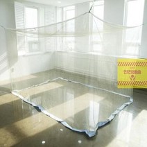 사각모기장 180x260x180 중형 2인 3인 야외용 국산 옛날 모기장 카키색