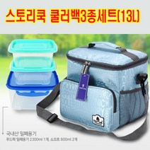 스토리쿡 아이스쿨러백세트, 민트, 13L