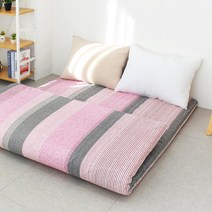 아르떼베딩 순면누빔 요매트 100%국산 바닥요(요커버+솜매트)_5CM, 몰리 핑크