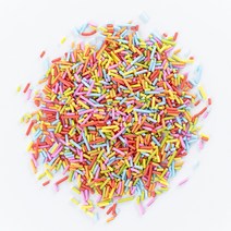 스프링클 레인보우 버미셀리 /도넛 케익 머핀 토핑 장식 데코 초콜렛 초콜릿, 100g, 1개
