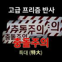 세화라이트 고급 프리즘반사 충돌주의_특대(59cm*25cm)