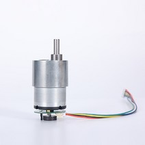 JGB37-520 DC 모터 6V 12V 24V 4.8W 감속기 AB 듀얼 위상 홀, 08 200rpm_01 6V