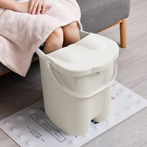 휴템 족욕기 족욕탕 족욕통 족탕기 각탕기 발건강 바스켓, 보온덮개족욕기_특대형 그레이