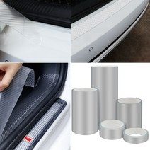 4D카본 우레탄 차량용 랩핑지 카본시트지 문콕방지 도어가드 플라스틱 보호필름 카본필름, 카본투명필름10cmX10M