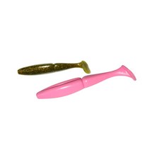 배스랜드 배스랜드 사와무라 웜 소프트베이트 쉐드웜 배스웜, 4인치054