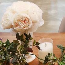 e베이비랜드 부케 _ 조화부케 셀프웨딩부케 브라이덜샤워소품, 작약부케_화이트