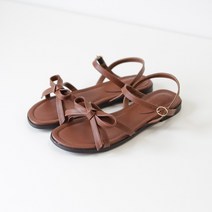르본디 발편한 리본 스트랩 여름샌들 2cm
