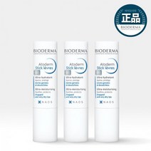BIODERMA 아토덤 립스틱 4g x3, FREE