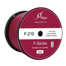 차량용 충전케이블 HIFI MPS F-210270 99.9999% OFC 발열 오디오 증폭기 CD TV 자동차 전원 케이블 9.5mm13, 01 F210 Cable_08 20m