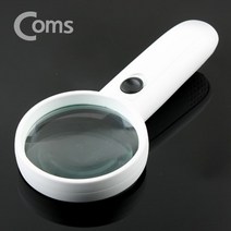 [미미글로벌]LED 조명 확대경 손잡이 돋보기 3배율 렌즈 75mm, 상세페이지 참조, 상세페이지 참조