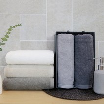 송월타월 송월 30수 호텔수건 브리즈 230g 10매, 진회색