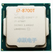 CPU 인텔 코어 i7-8700T i7 8700T 2 4 GHz 프로세서 12 hilos 12 M 35 W LGA 1151, 한개옵션0