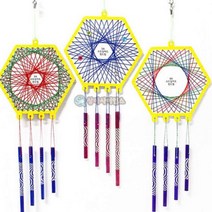 상아사이언스 스트링아트 윈드벨 6인용 학습만들기재료