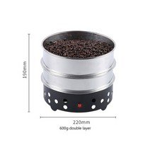 커피 로스터기 로스팅 기계 필터 라디에이터가있는 110v220v 가정용 소형 커피콩 고, 우리를, 600g 220v