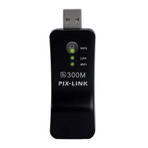 스틱PC 300mbps 미니 와이파이 어댑터 와이파이 usb 어댑터 휴대용 와이파이 이더넷 어댑터 빠른 속도 와이파이 동글 수신기 pc 노트북 네트워크 131, 검은색