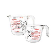 [파이렉스] 스누피 계량컵 2종세트 (250ml+500ml)