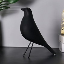 소품샵 카페 소품 포토존 장식컵 새 동상 수지 조각 입상 사무실 홈 장식 장식품 데스크탑 수제 공예 현대 미술, [02] Black