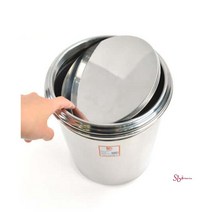 MMS_스텐뱅뱅이휴지통 철제 국산 스윙 낮은쓰레기통_mms, MMS_낮은뱅뱅이 휴지통 대