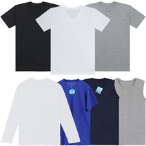 바이파크 빅사이즈 반팔 긴팔 면티 쿨론티 나시티 3XL~7XL