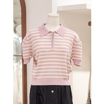 오조크 FORMCWA509P 네모 집업 니트티
