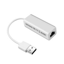USB 인터넷 어댑터 네트워크 카드 USB2.0 To Internet RJ45 Lan For Windows 7/8/XP 컴퓨터 PC 노트북 이더넷 100Mbps, WHITE