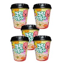 뽀로로 떡볶이 크림맛, 115g, 5개