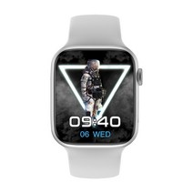IWO W28 프로 Smartwatch NFC 스마트 워치 1.95 블루투스 통화 심박수 8 45mm PK W57 W58 DT7 MAX W27 W37, [01] 1 pcs, [02] white