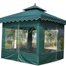 야외 정자 조립식 파고라 원두막 캐노피 바베큐장, A타입 3m x 3m