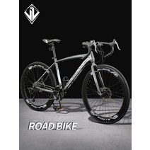 운동 출퇴근 자전거 가성비 저렴한 로드자전거 바이크, 26인치 27스피드 3휠 블랙 블루