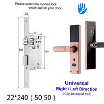 문 스마트 도어락 현관 설치방법 아파트 대 얼굴인식 폰 AISUO M4 블루투스 TT LOCK 지문 자기 카드 비밀번, 10 240