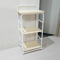 비카 NEW 올슨책장/선반/컴퓨터책장/이케아/선반장/3단가구/리빙가구, 우드+화이트