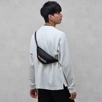 디젤 벨트 RINKE BELT BAG 폴리 에스테르 바디 백 웨스트백 허리 파우치 경량 가벼운 블랙 기조남성여성 X09554 P5480 T8013